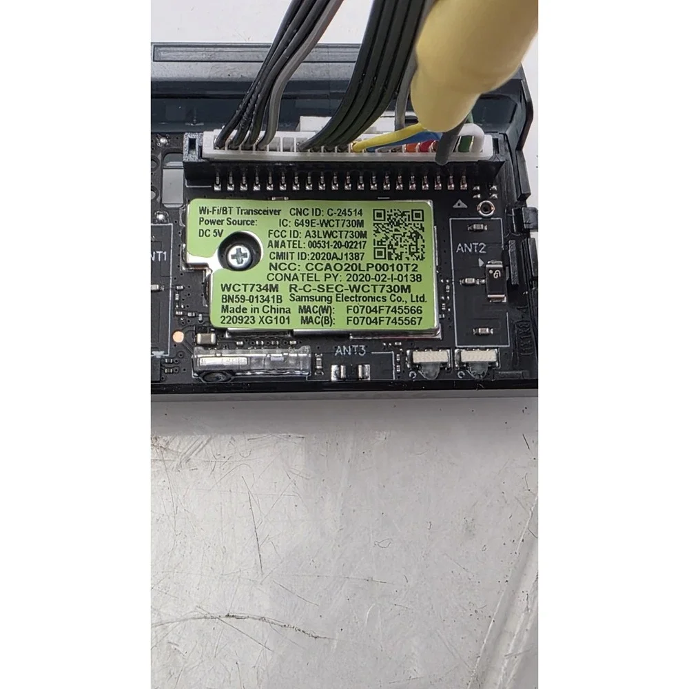 WI-FI/BT Transcelver - 649E-WCT730M for SAMSUNG QE75Q60TAU QE75Q60TAUXXH